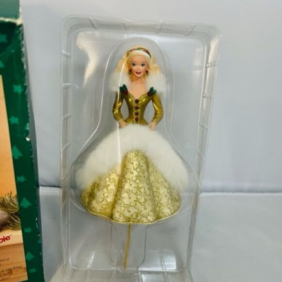 Barbie Christmas Stocking Hanger/Holder 1995 Hallmark Keepsake Holiday. Retired - Picture 3 of 8